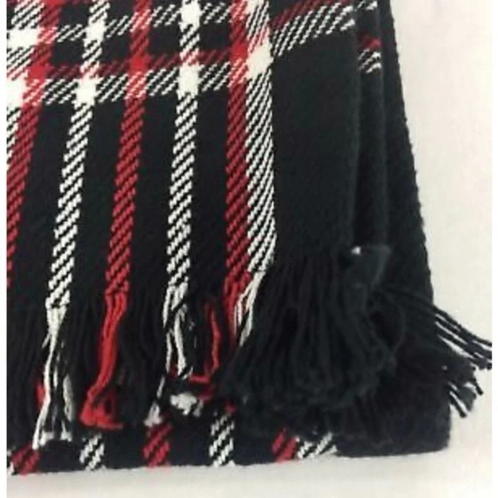 Red Black StripeTable Runner 14x72 table runner Home decor Kitchen Holiday
